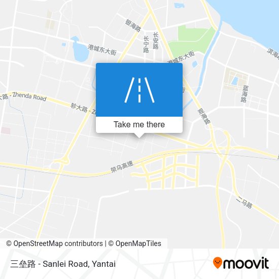 三垒路 - Sanlei Road map