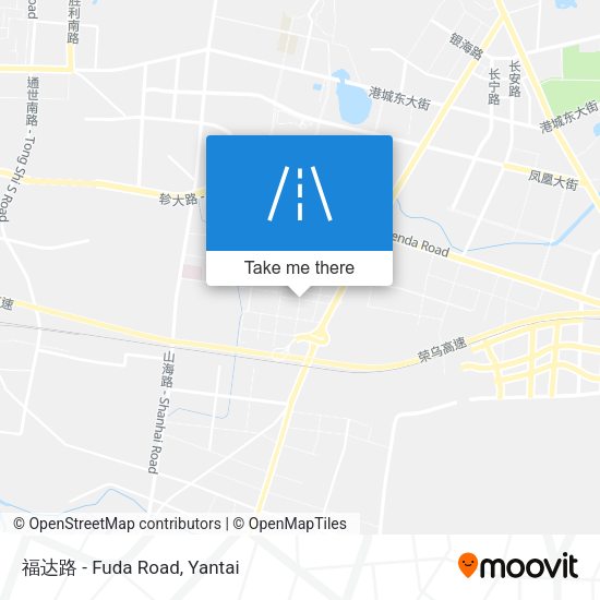 福达路 - Fuda Road map