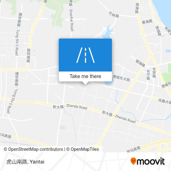 虎山南路 map