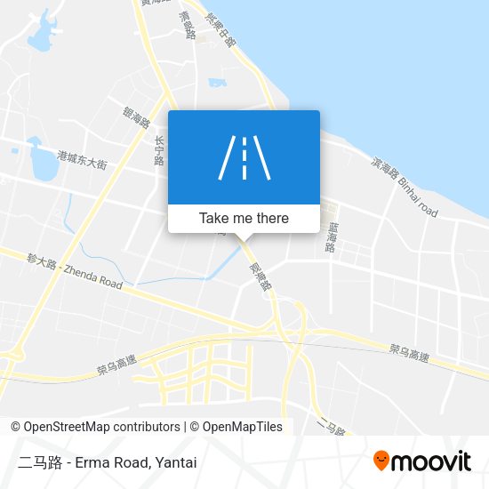 二马路 - Erma Road map
