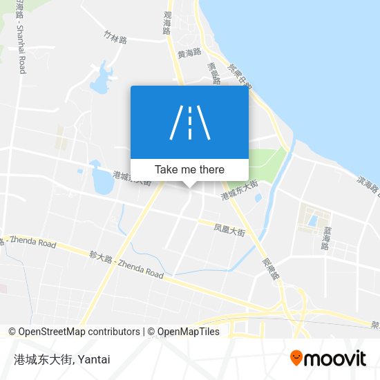 港城东大街 map