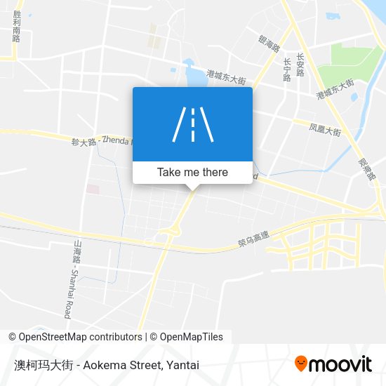 澳柯玛大街 - Aokema Street map