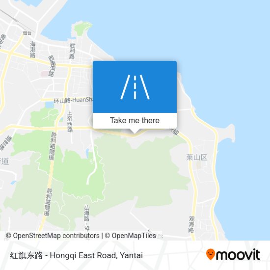 红旗东路 - Hongqi East Road map