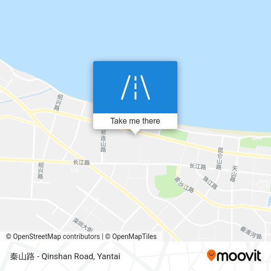 秦山路 - Qinshan Road map