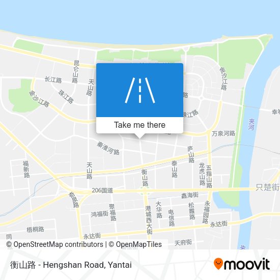 衡山路 - Hengshan Road map