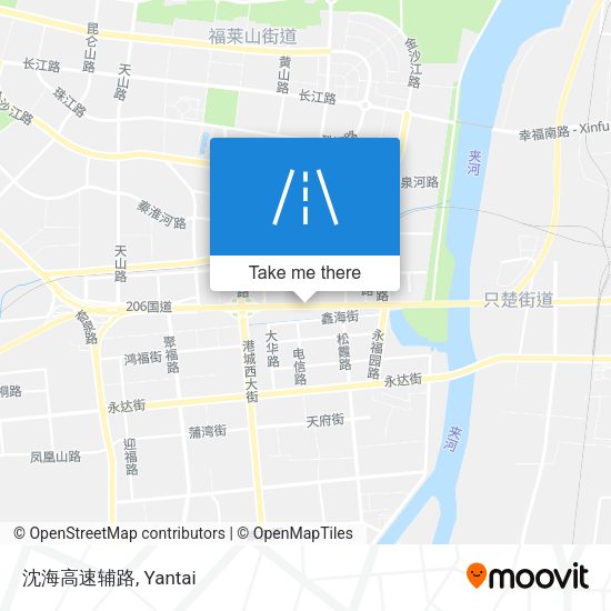 沈海高速辅路 map
