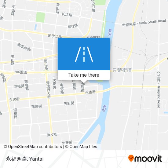 永福园路 map