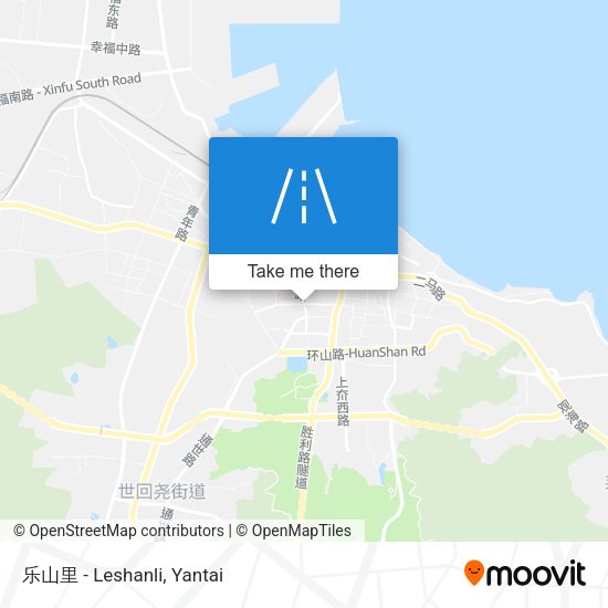 乐山里 - Leshanli map