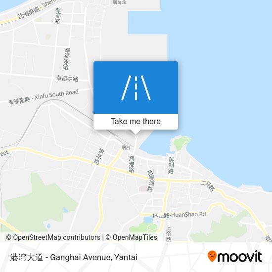 港湾大道 - Ganghai Avenue map