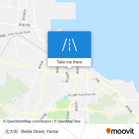 北大街 - Beida  Street map