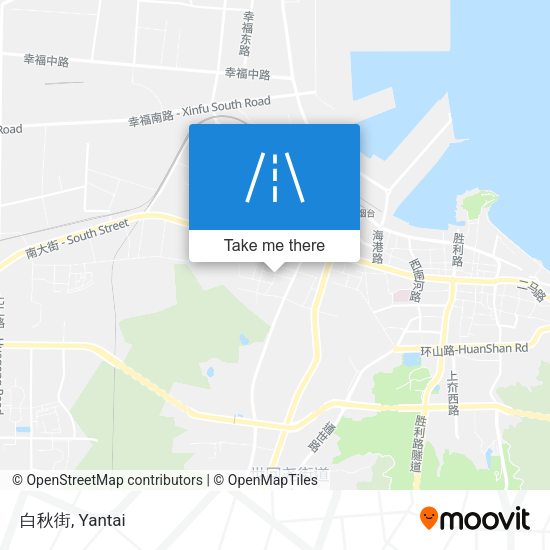 白秋街 map