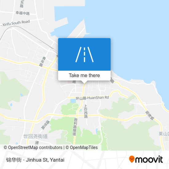 锦华街 - Jinhua St map