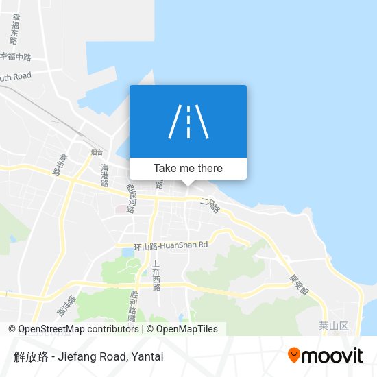 解放路 - Jiefang Road map