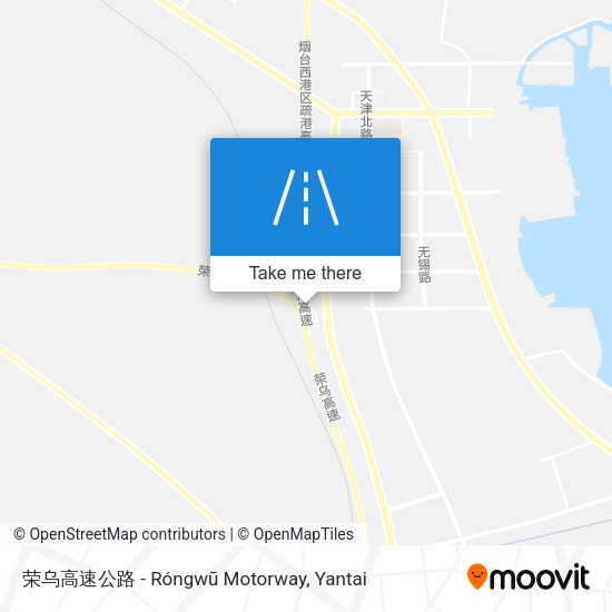 荣乌高速公路 - Róngwū Motorway map