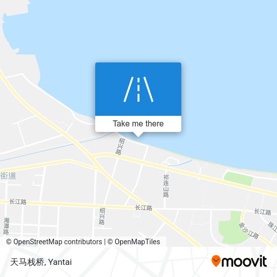 天马栈桥 map