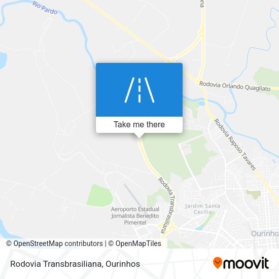 Rodovia Transbrasiliana map