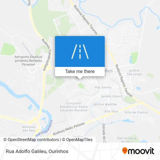 Rua Adolfo Galileu map
