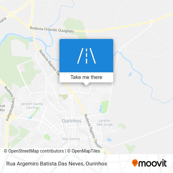 Rua Argemiro Batista Das Neves map