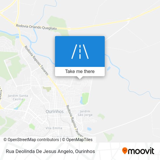 Rua Deolinda De Jesus Angelo map