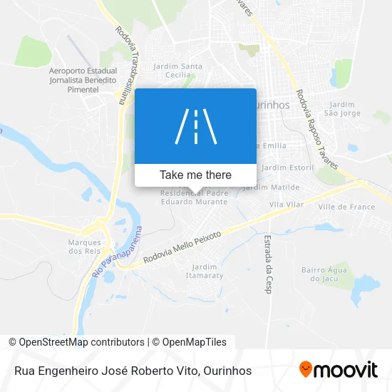 Rua Engenheiro José Roberto Vito map