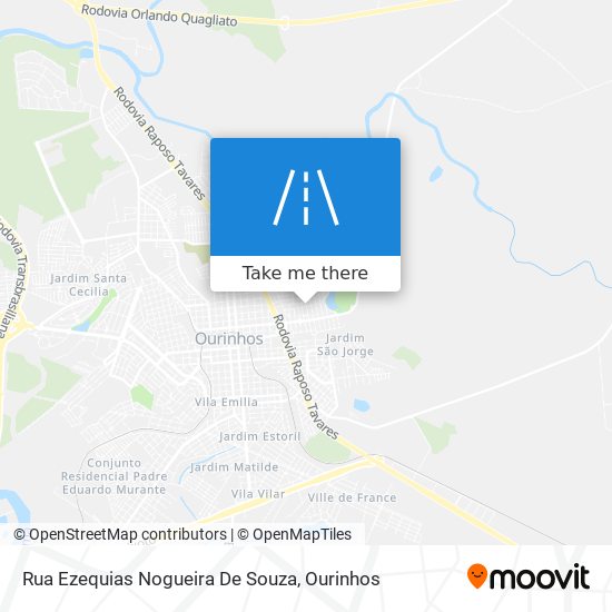 Rua Ezequias Nogueira De Souza map