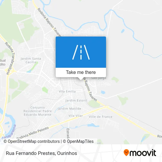 Rua Fernando Prestes map