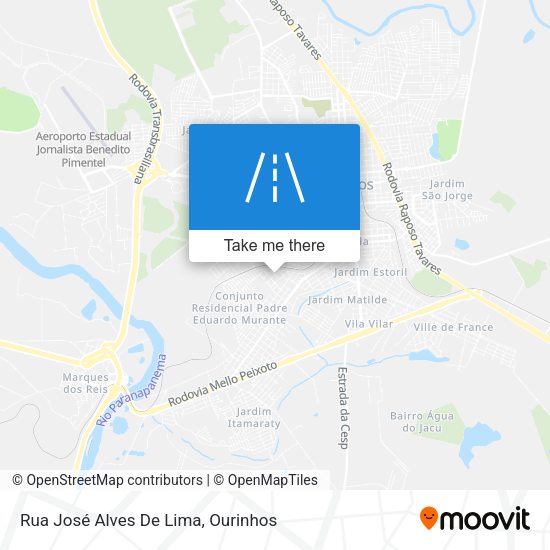 Rua José Alves De Lima map