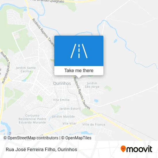 Rua José Ferreira Filho map