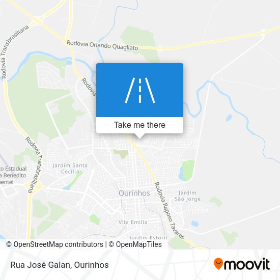 Rua José Galan map