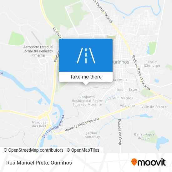 Rua Manoel Preto map