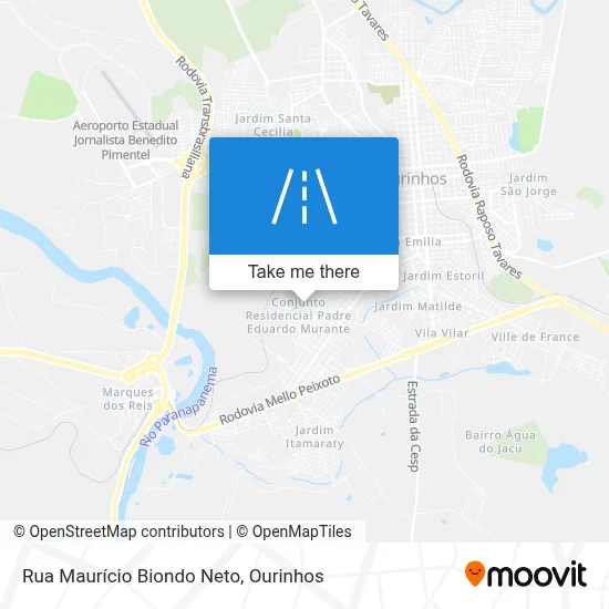 Rua Maurício Biondo Neto map