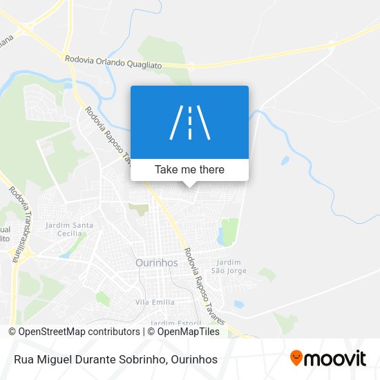 Rua Miguel Durante Sobrinho map