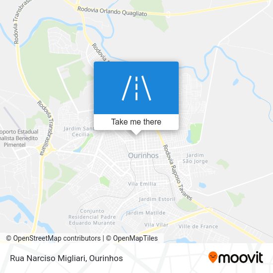 Rua Narciso Migliari map