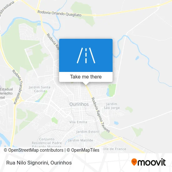 Rua Nilo Signorini map