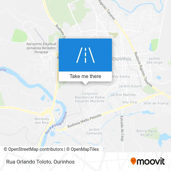 Rua Orlando Toloto map