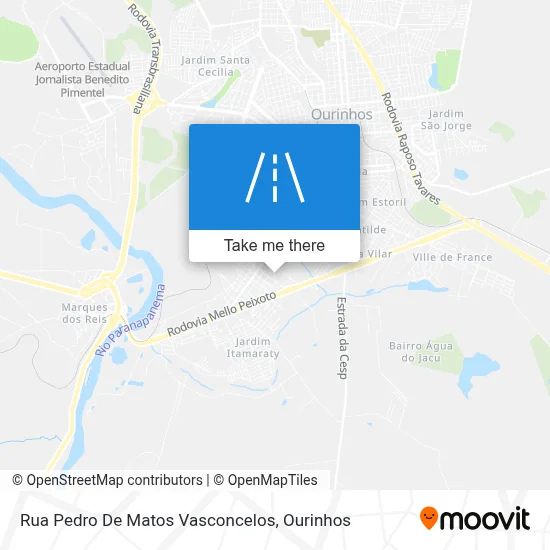 Rua Pedro De Matos Vasconcelos map
