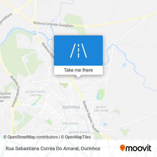 Rua Sebastiana Corrêa Do Amaral map