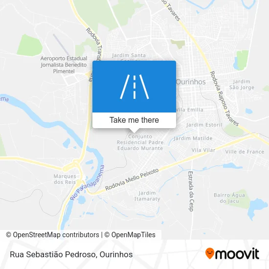 Rua Sebastião Pedroso map