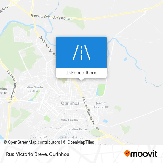 Rua Victorio Breve map