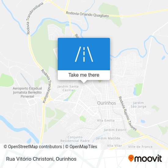 Rua Vitório Christoni map