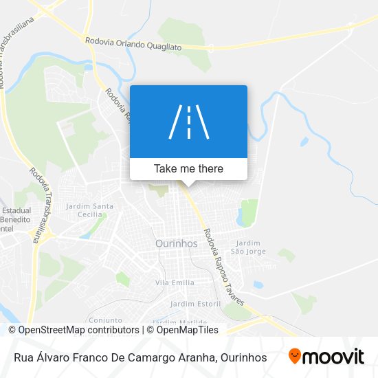 Rua Álvaro Franco De Camargo Aranha map
