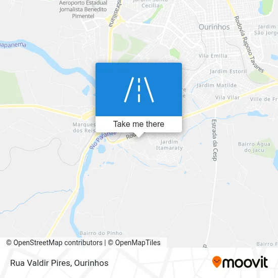 Rua Valdir Pires map