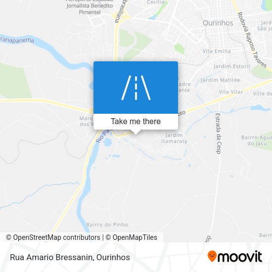 Rua Amario Bressanin map