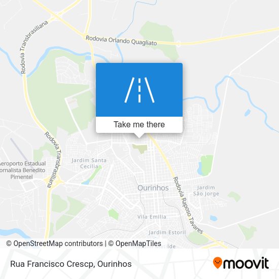 Rua Francisco Crescp map