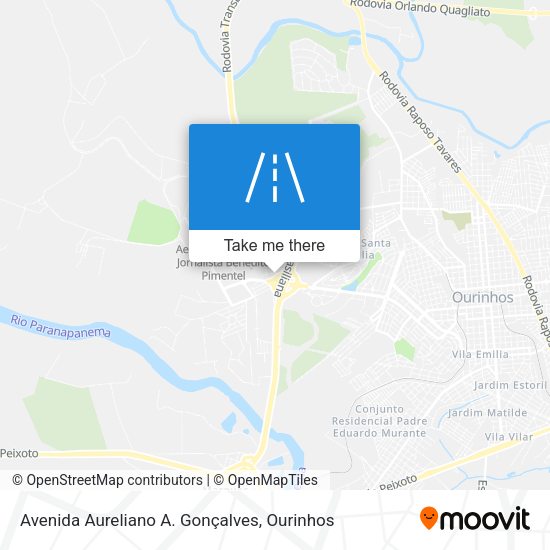 Avenida Aureliano A. Gonçalves map