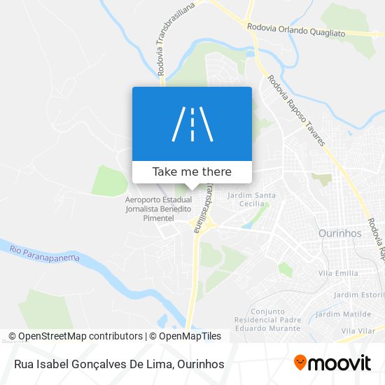 Mapa Rua Isabel Gonçalves De Lima