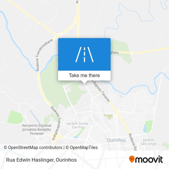 Rua Edwin Haslinger map