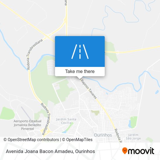 Avenida Joana Bacon Amadeu map