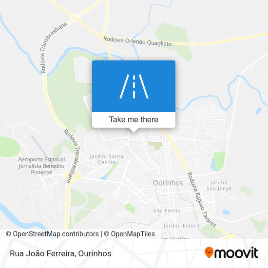 Rua João Ferreira map