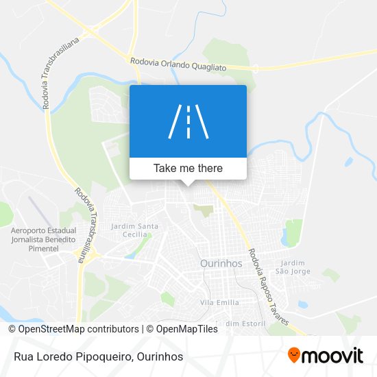 Rua Loredo Pipoqueiro map